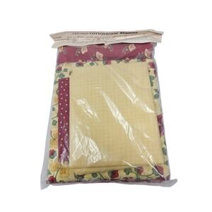 NEW Cottonwood Bernina Red and Butter Quilt Kit Craft 57x69 in Farmhouse